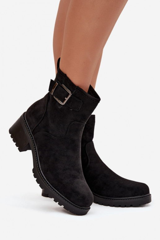 pašiltinti Moteriški aulinukai Ant žemo kulno Klocku su sagtimis juodos spalvos Helvina pašiltinti Moteriški aulinukai Ant žemo kulno Klocku su sagtimis juodos spalvos Helvina