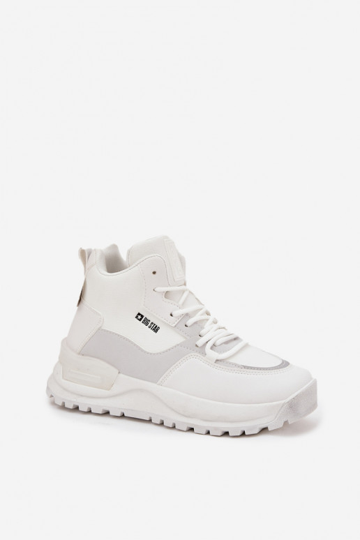 sportiniai bateliai Moteriškas su platforma Big Star SS274510 baltos spalvos