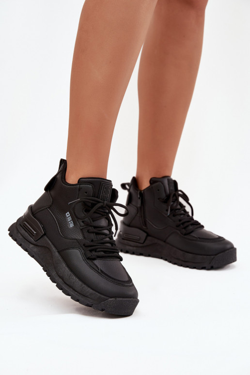 sportiniai bateliai Moteriškas su platforma Big Star SS274509 juodos spalvos