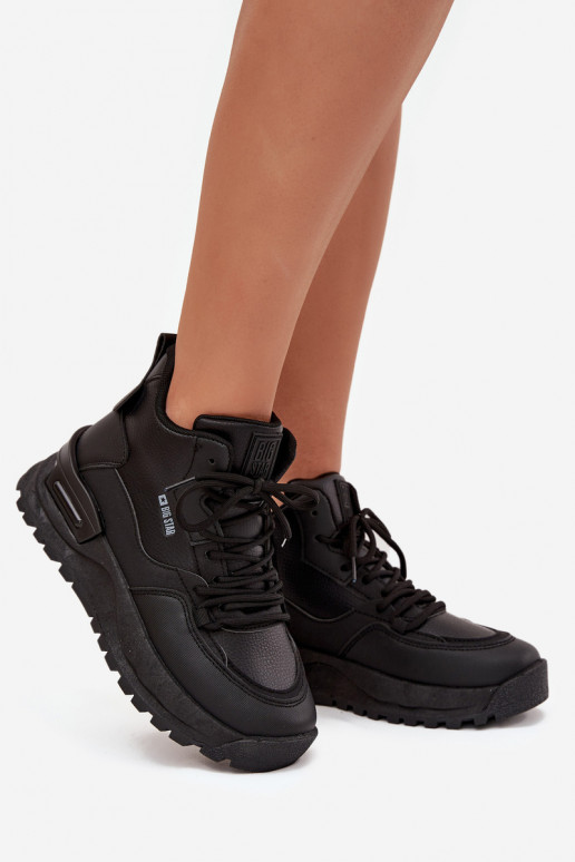 sportiniai bateliai Moteriškas su platforma Big Star SS274509 juodos spalvos