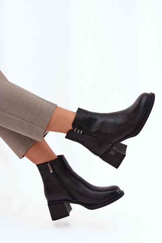 Oda pašiltinti Moteriški aulinukai Klocke Vinceza 91159 juodos spalvos