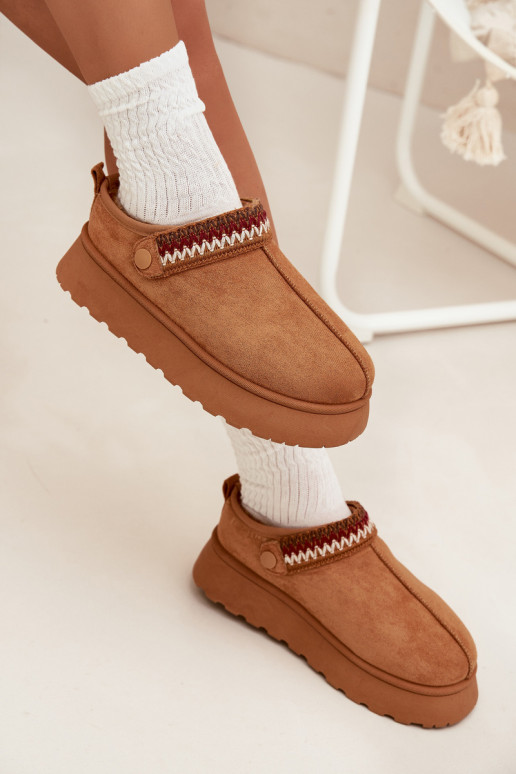 sniego batai Moteriškos žemossuRuchomym Juostelėsem I Haftem su platforma rudos spalvos Lyrisse sniego batai Moteriškos žemossuRuchomym Juostelėsem I Haftem su platforma rudos spalvos Lyrisse