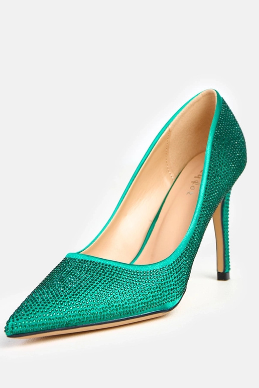 Žali satininiai aukštakulniai... Žali satininiai aukštakulniai...