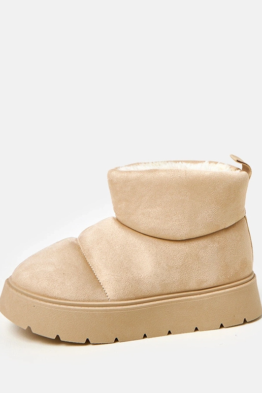 Šviesiai smėliniai šiltinti sniego...