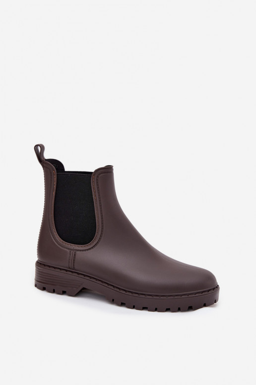 Guminiai batai MoteriškassuElastycznymi INstaĮkami CzekoladoĮe Ciariel