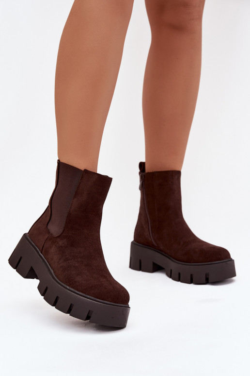 stilingi aulinukai Moteriškas pašiltinti Į Pilį iš eko zomšosoĮe CzekoladoĮe Fivienne