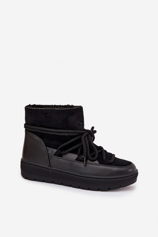 sniego batai Moteriškas su stilingomis detalėmis juodos spalvos Rebekah