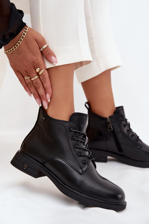 pašiltinti Oda Moteriški aulinukai Ant žemo kulno Vinceza 39953 juodos spalvos pašiltinti Oda Moteriški aulinukai Ant žemo kulno Vinceza 39953 juodos spalvos