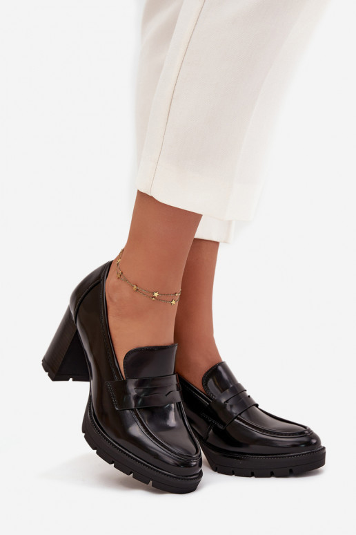 batai Moteriškas su kulniukais iš eko odos juodos spalvos Ilyssia batai Moteriškas su kulniukais iš eko odos juodos spalvos Ilyssia