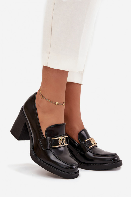 batai Moteriškas su kulniukais Ze aukso spalvosm Detalem juodos spalvos Privelle batai Moteriškas su kulniukais Ze aukso spalvosm Detalem juodos spalvos Privelle