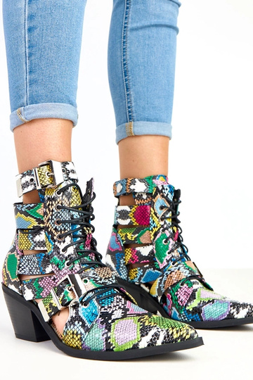 Įvairiaspalvės botinės ant... 2