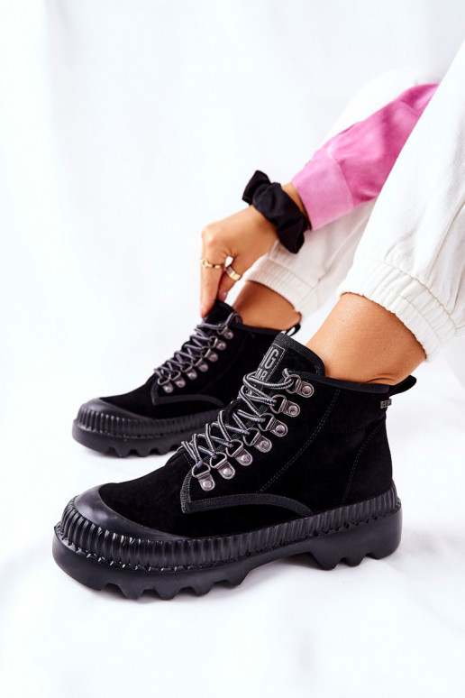 Oda batai Aulinukai Big Star II274363 juodos spalvos Oda batai Aulinukai Big Star II274363 juodos spalvos