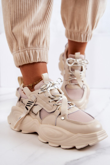 sportiniai bateliai Sneakers modelio batai GOE JJ2N4082 smėlio spalvos