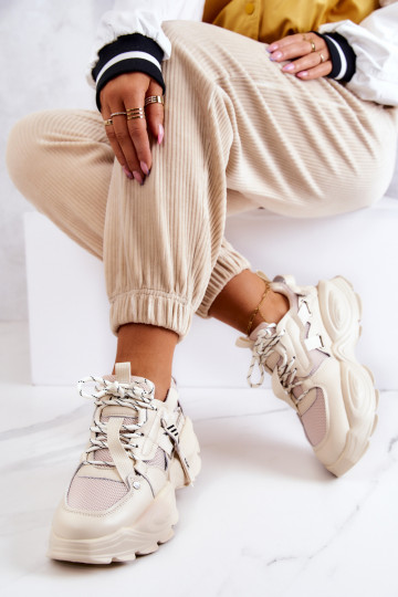 sportiniai bateliai Sneakers modelio batai GOE JJ2N4082 smėlio spalvos 2