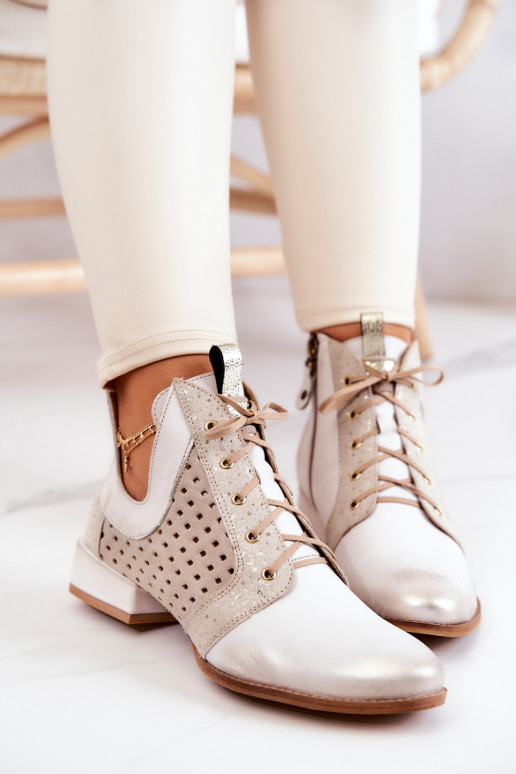 Oda Aulinukai Avalynė Tai turiciejka 05541-25 dramblio kaulo spalvos