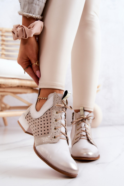 Oda Aulinukai Avalynė Tai turiciejka 05541-25 dramblio kaulo spalvos