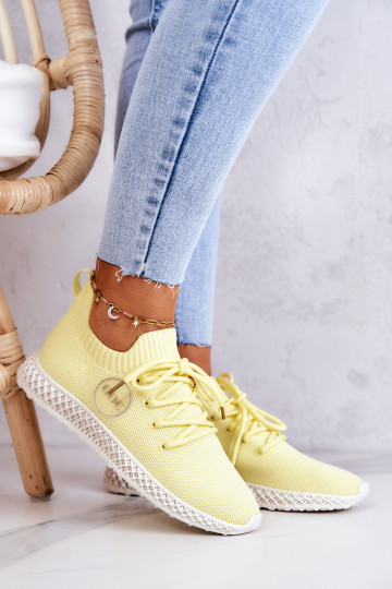 Moteriškas Sportinio stiliaus batai GOE JJ2N4150 geltonos spalvos