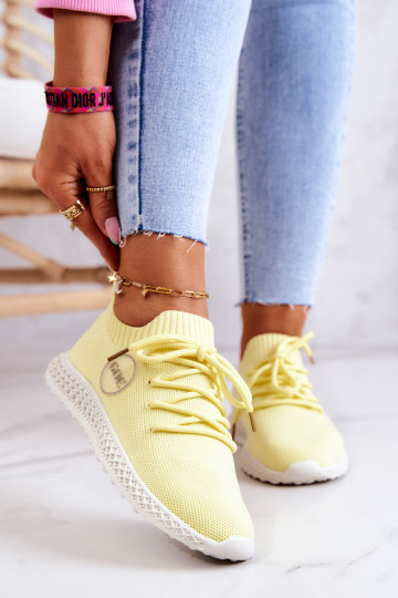 Moteriškas Sportinio stiliaus batai GOE JJ2N4150 geltonos spalvos 2
