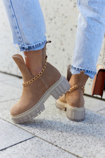 Tai turidingi Zomšiniai batai Cut Out rudos spalvos Lemar Forget Me 2