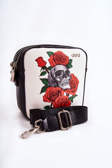 Odinė rankinė Paštininkė IN Spausdinti GOE ZNJ012 Juodos ir-balta 2