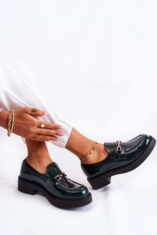 su lako efektu batai Su sidabrine puošyba žalios spalvos Lemar Hestill su lako efektu batai Su sidabrine puošyba žalios spalvos Lemar Hestill