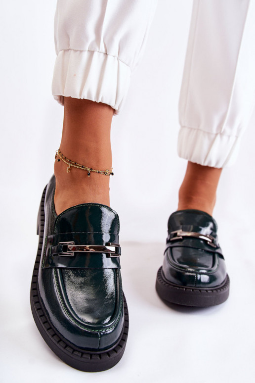 su lako efektu batai Su sidabrine puošyba žalios spalvos Lemar Hestill su lako efektu batai Su sidabrine puošyba žalios spalvos Lemar Hestill