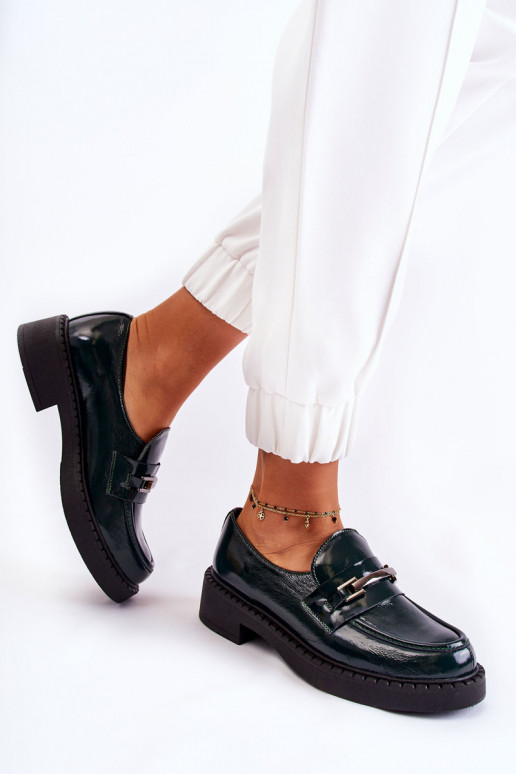 su lako efektu batai Su sidabrine puošyba žalios spalvos Lemar Hestill su lako efektu batai Su sidabrine puošyba žalios spalvos Lemar Hestill