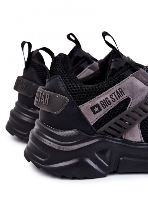 Vyriški Sportinio stiliaus batai Big Star KK174054 juodos spalvos  Vyriški Sportinio stiliaus batai Big Star KK174054 juodos spalvos