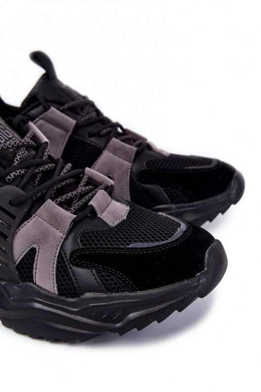 Vyriški Sportinio stiliaus batai Big Star KK174054 juodos spalvos  Vyriški Sportinio stiliaus batai Big Star KK174054 juodos spalvos