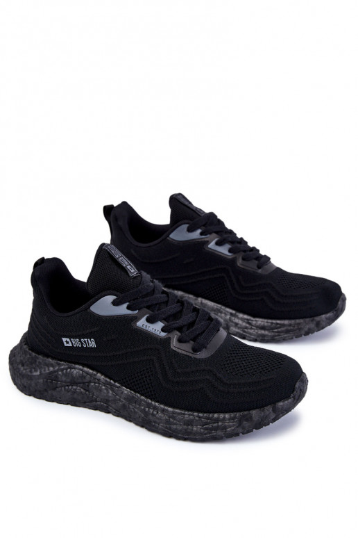 Vyriški sportiniai bateliai Big Star KK174018 juodos spalvos  Vyriški sportiniai bateliai Big Star KK174018 juodos spalvos