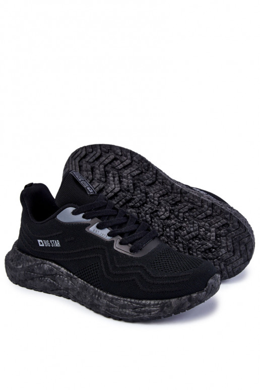 Vyriški sportiniai bateliai Big Star KK174018 juodos spalvos  Vyriški sportiniai bateliai Big Star KK174018 juodos spalvos