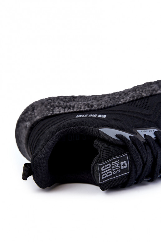 Vyriški sportiniai bateliai Big Star KK174018 juodos spalvos  Vyriški sportiniai bateliai Big Star KK174018 juodos spalvos