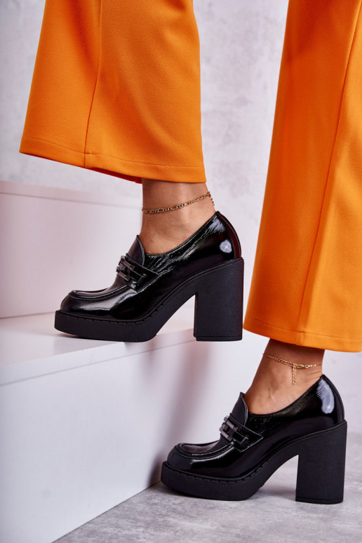 su lako efektu batai Ant didžiulio ašigalio juodos spalvos Lemar Jaime