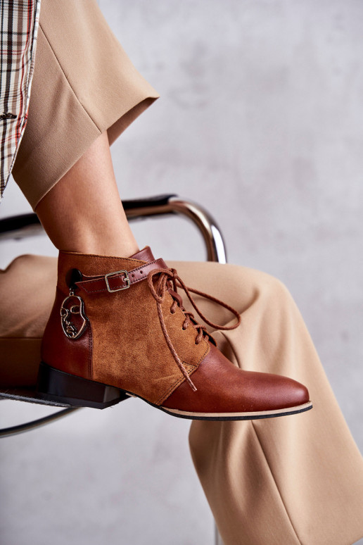 Moteriški aulinukai Avalynė Tai turiciejka 5743A-29 rudos spalvos Moteriški aulinukai Avalynė Tai turiciejka 5743A-29 rudos spalvos