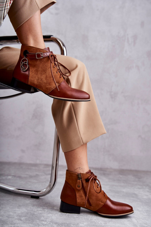 Moteriški aulinukai Avalynė Tai turiciejka 5743A-29 rudos spalvos Moteriški aulinukai Avalynė Tai turiciejka 5743A-29 rudos spalvos