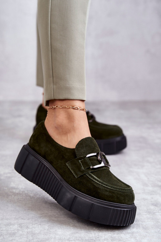 Tai turidingi iš zomšos batai su platforma chaki spalvos Lemar Tai turirsol Tai turidingi iš zomšos batai su platforma chaki spalvos Lemar Tai turirsol