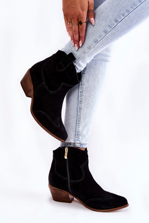 Moteriškas Aulinukai smailiomis nosytėmis LeĮskis Shoes 3236 juodos spalvos