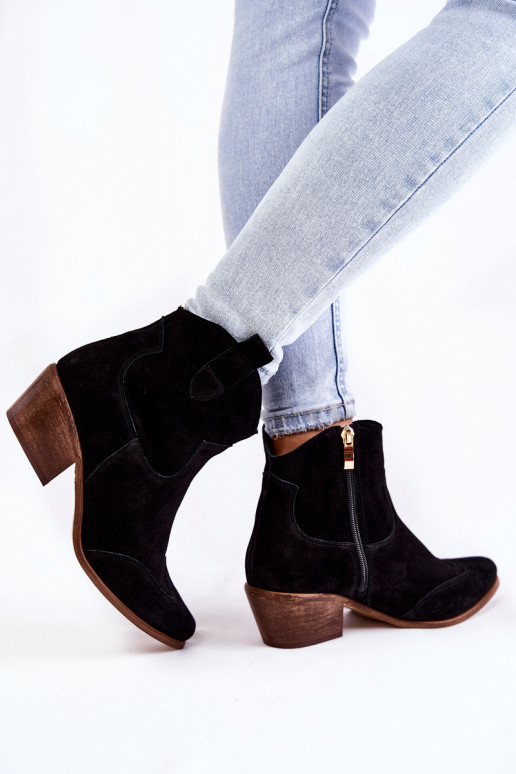 Moteriškas Aulinukai smailiomis nosytėmis LeĮskis Shoes 3236 juodos spalvos