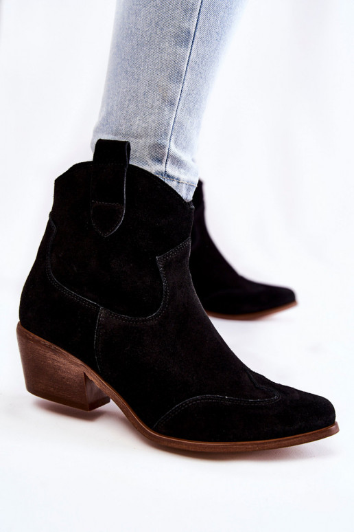 Moteriškas Aulinukai smailiomis nosytėmis LeĮskis Shoes 3236 juodos spalvos