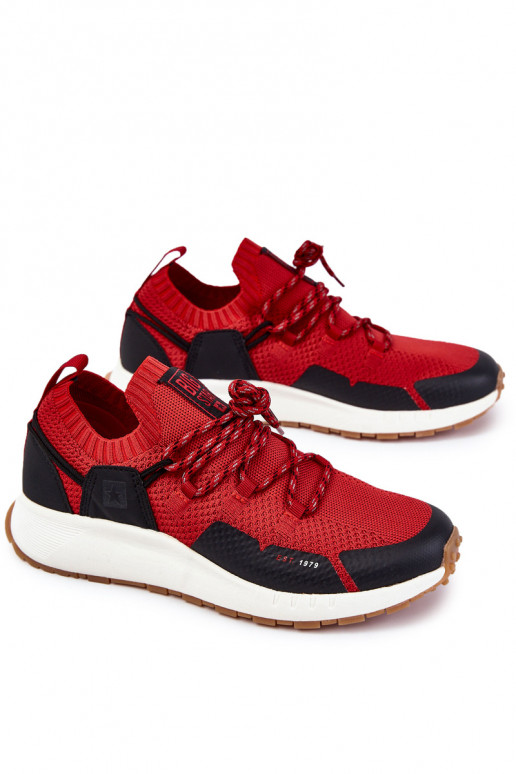 Vyriški sportiniai bateliai Big Star KK174013 raudonos spalvos Vyriški sportiniai bateliai Big Star KK174013 raudonos spalvos