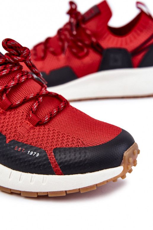 Vyriški sportiniai bateliai Big Star KK174013 raudonos spalvos Vyriški sportiniai bateliai Big Star KK174013 raudonos spalvos