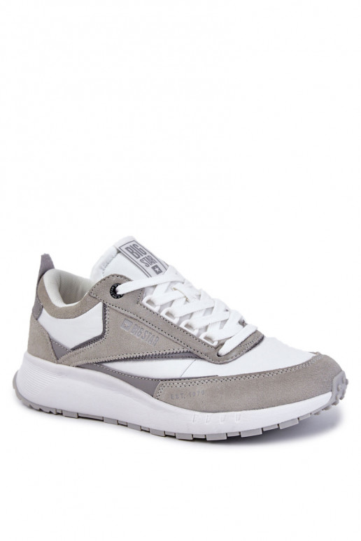 Vyriški Sportinio stiliaus batai Big Star KK174021 Baltos-pilkos spalvos Vyriški Sportinio stiliaus batai Big Star KK174021 Baltos-pilkos spalvos