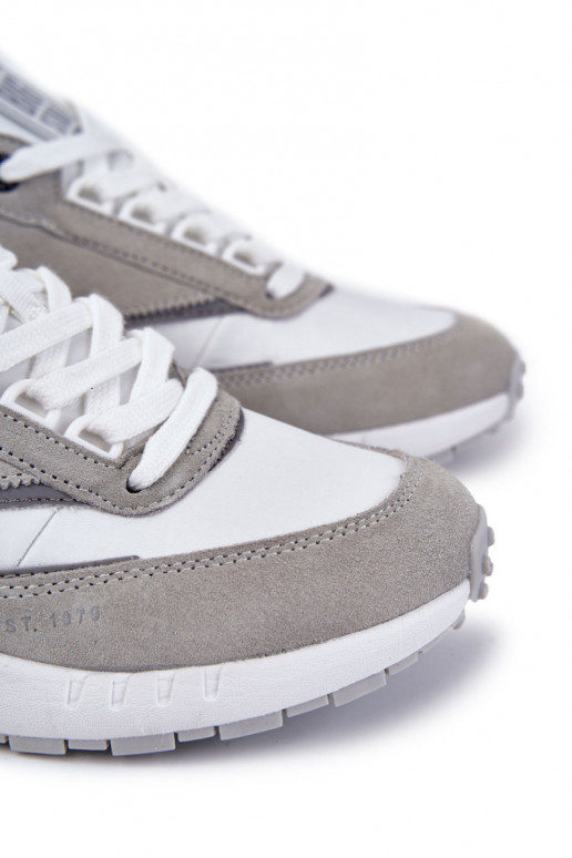 Vyriški Sportinio stiliaus batai Big Star KK174021 Baltos-pilkos spalvos Vyriški Sportinio stiliaus batai Big Star KK174021 Baltos-pilkos spalvos