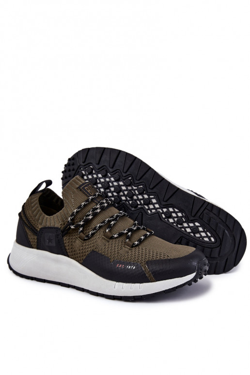 Vyriški sportiniai bateliai Big Star KK174014 chaki spalvos Vyriški sportiniai bateliai Big Star KK174014 chaki spalvos