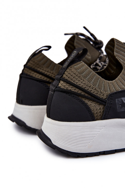 Vyriški sportiniai bateliai Big Star KK174014 chaki spalvos Vyriški sportiniai bateliai Big Star KK174014 chaki spalvos