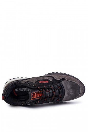 Vyriški Klasikinio modelio sportiniai bateliai Memory Foam Big Star KK174271 pilkos spalvos 2