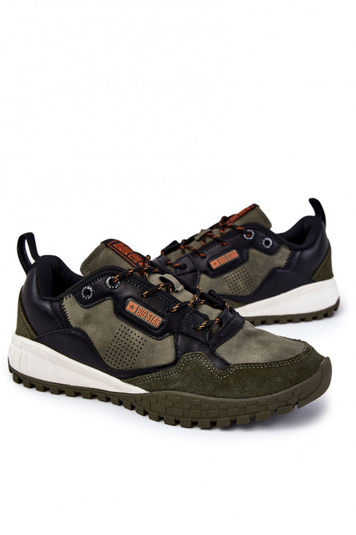 Vyriški Klasikinio modelio sportiniai bateliai Memory Foam Big Star KK174272 žalios spalvos Vyriški Klasikinio modelio sportiniai bateliai Memory Foam Big Star KK174272 žalios spalvos