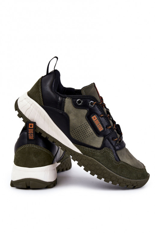 Vyriški Klasikinio modelio sportiniai bateliai Memory Foam Big Star KK174272 žalios spalvos Vyriški Klasikinio modelio sportiniai bateliai Memory Foam Big Star KK174272 žalios spalvos