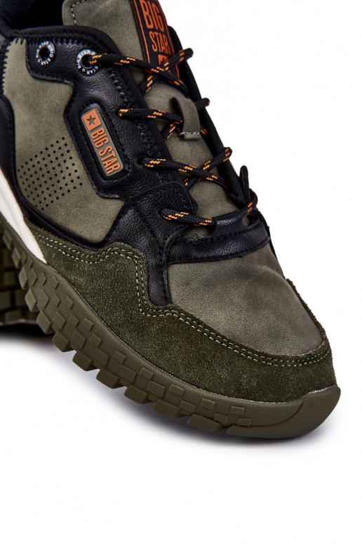 Vyriški Klasikinio modelio sportiniai bateliai Memory Foam Big Star KK174272 žalios spalvos Vyriški Klasikinio modelio sportiniai bateliai Memory Foam Big Star KK174272 žalios spalvos