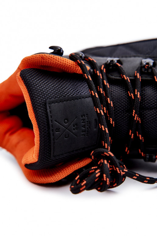 Vyriški žygio batai pašiltinti Cross Jeans KK1R4018C juodos spalvos